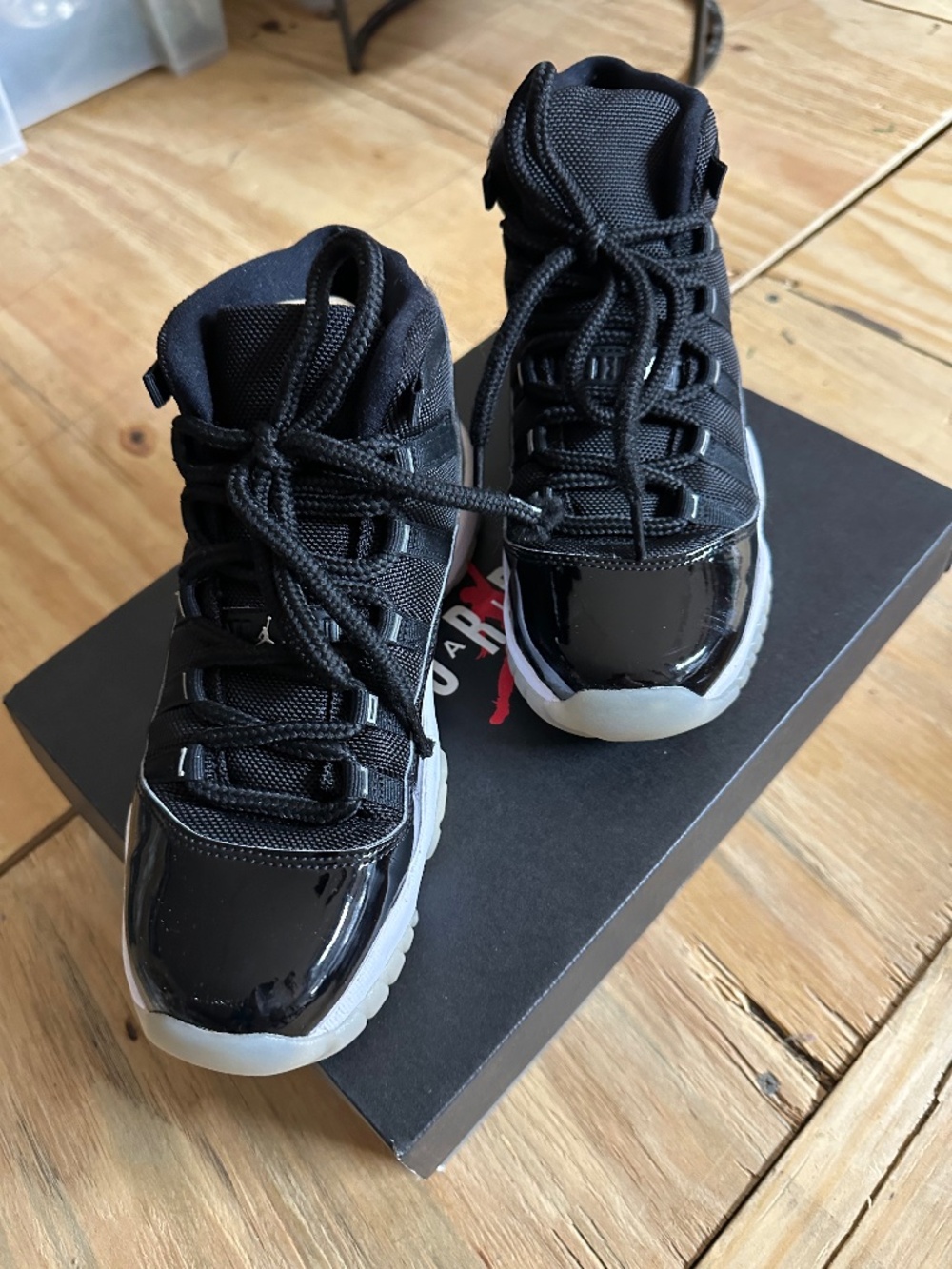 Jordan 11 Retro GS Black Metallic Size US 6Y #basketball #retro